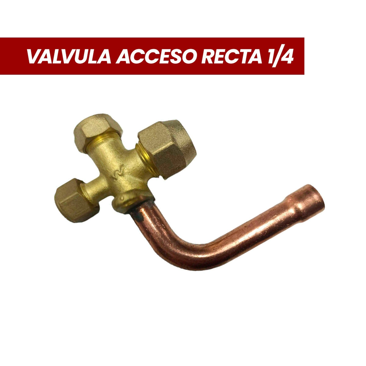 VALVULA ACCESO A.A. SPLIT DE 1/4``