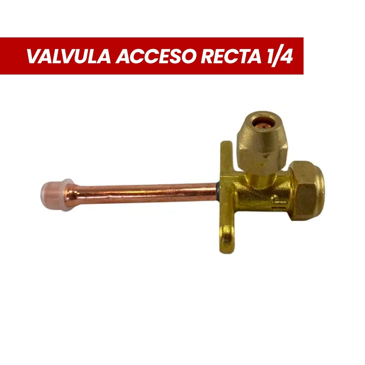 VALVULA ACCESO A.A. SPLIT DE 1/4  - ROBINETE