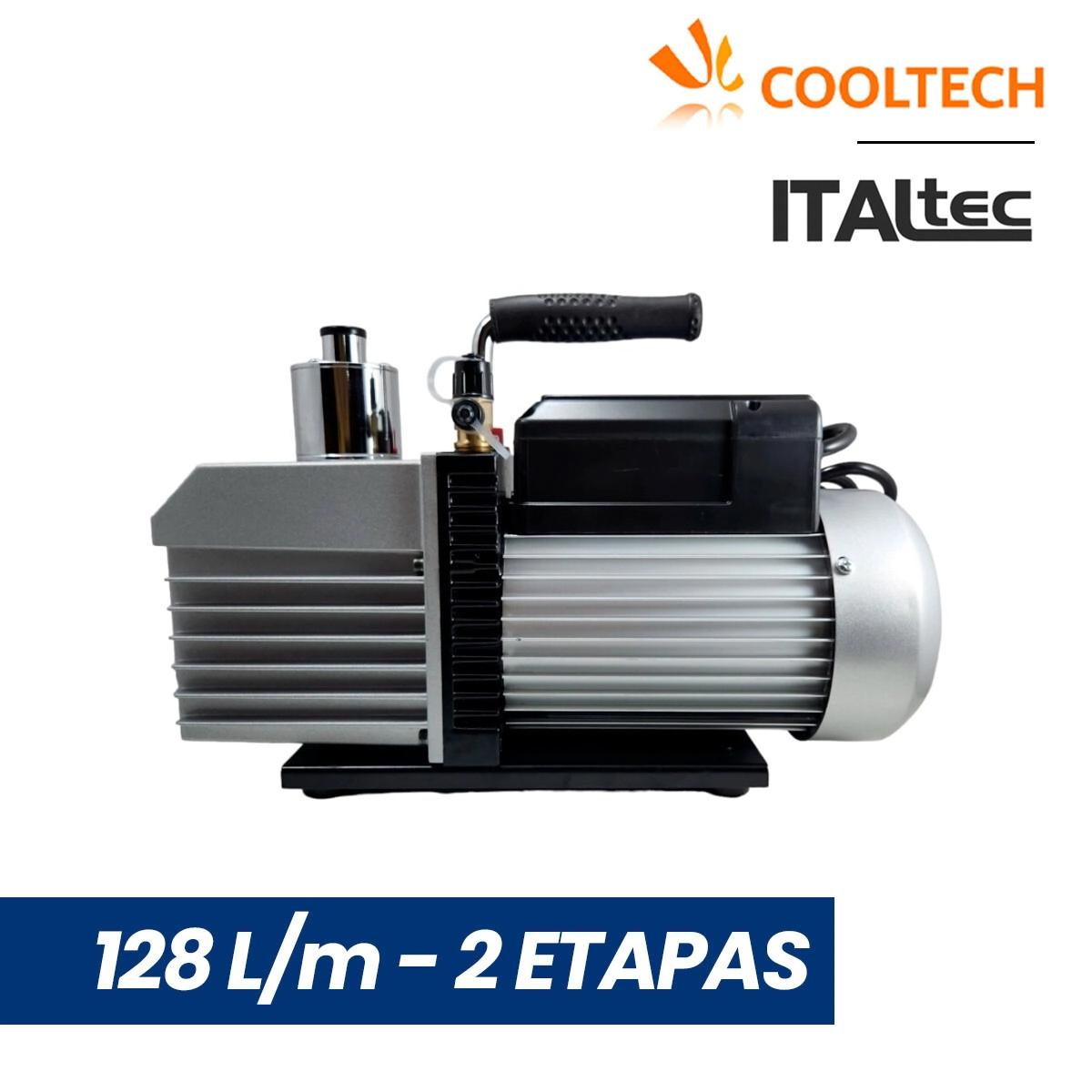 BOMBA DE VACIO COOLTECH/ITALTEC 128LTS/M 2 ETAPAS - 1/2 HP