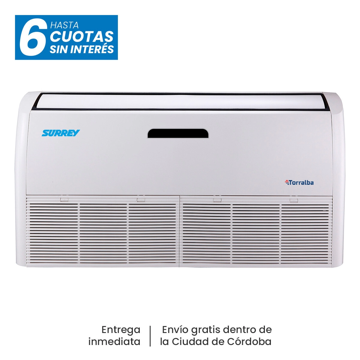 AA PISO TECHO SURREY 5 TR 15000FR 16760W FRIO CALOR 380V
