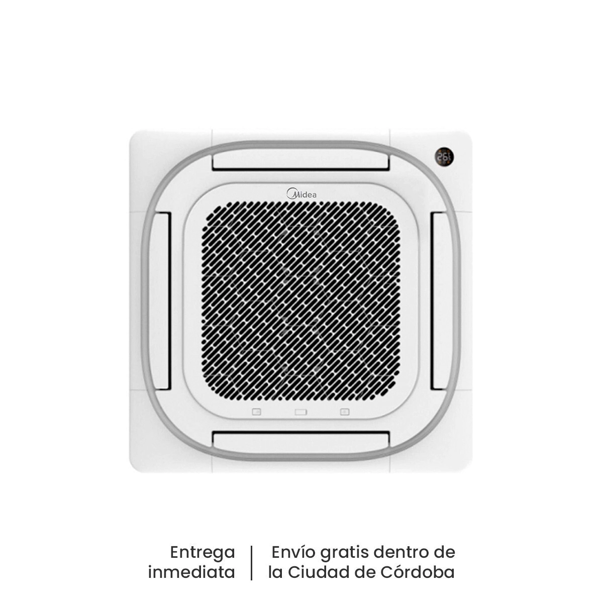 AA CASSETTE MIDEA INVERTER 6 TR 18000FR FRIO CALOR 380V
