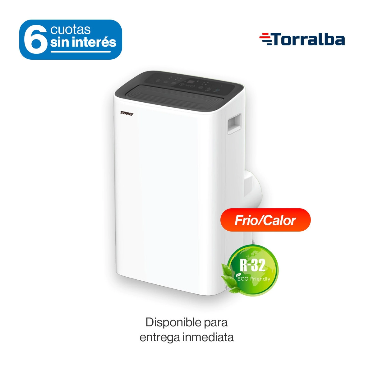 AA PORTATIL SURREY 3010FR 3500W FRIO CALOR - R32 - 551PXQ12N81F