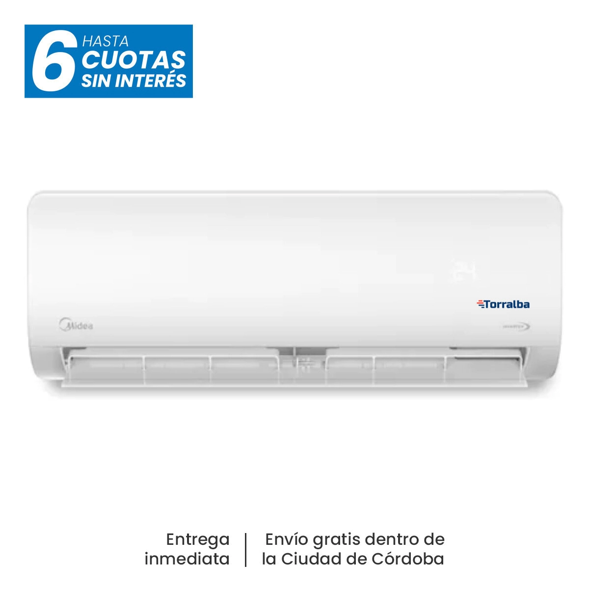 AA SPLIT CARRIER MIDEA INVERTER 2356FR 2700W FRIO CALOR - R32 - MSNIC-09H-GN81F