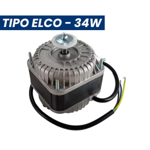 MOTOR FORZADOR TIPO ELCO N34-43 (34W) S/SOPORTE P/PALA 300MM