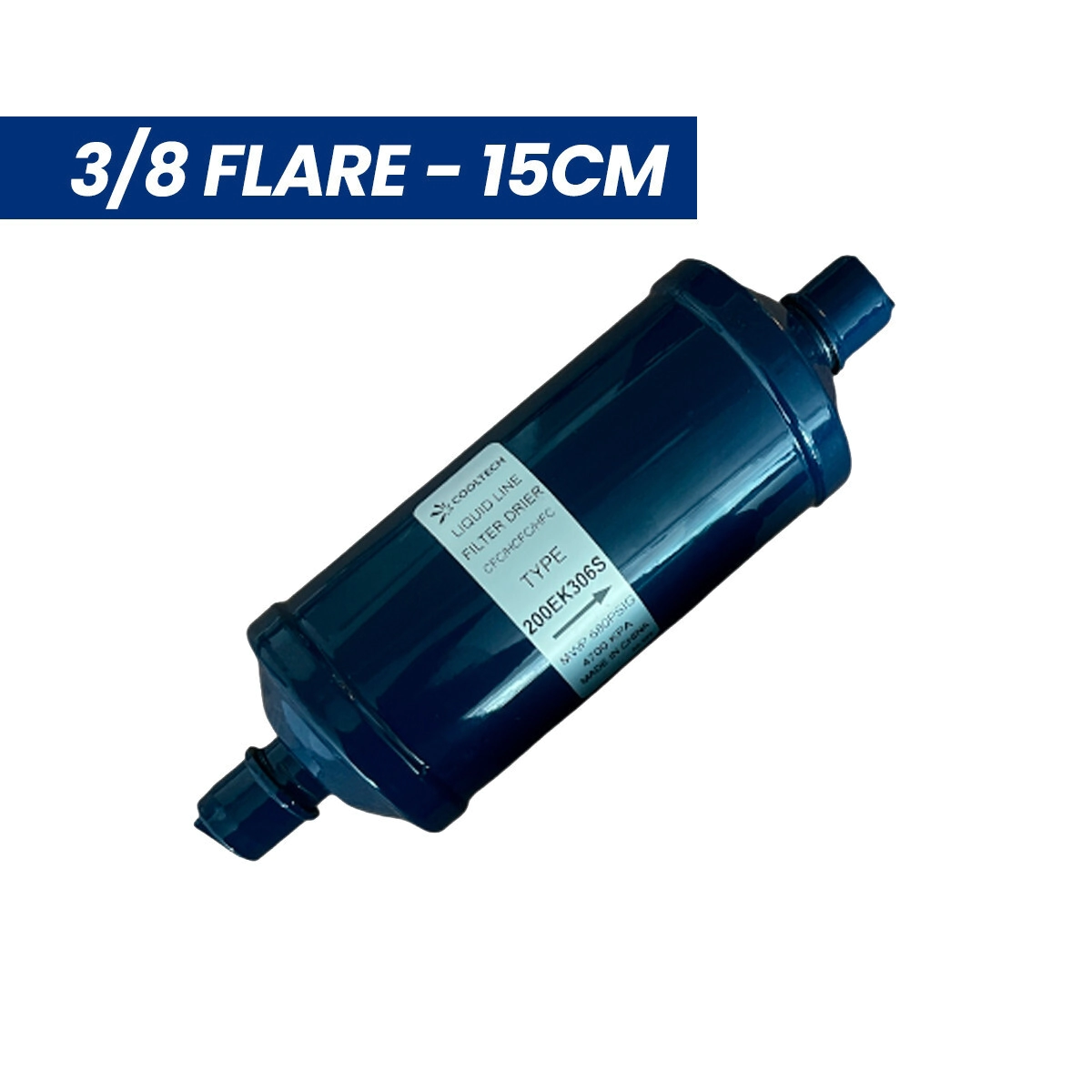 FILTRO COMERCIAL 3/8 FLARE (15CM) - SEK-083