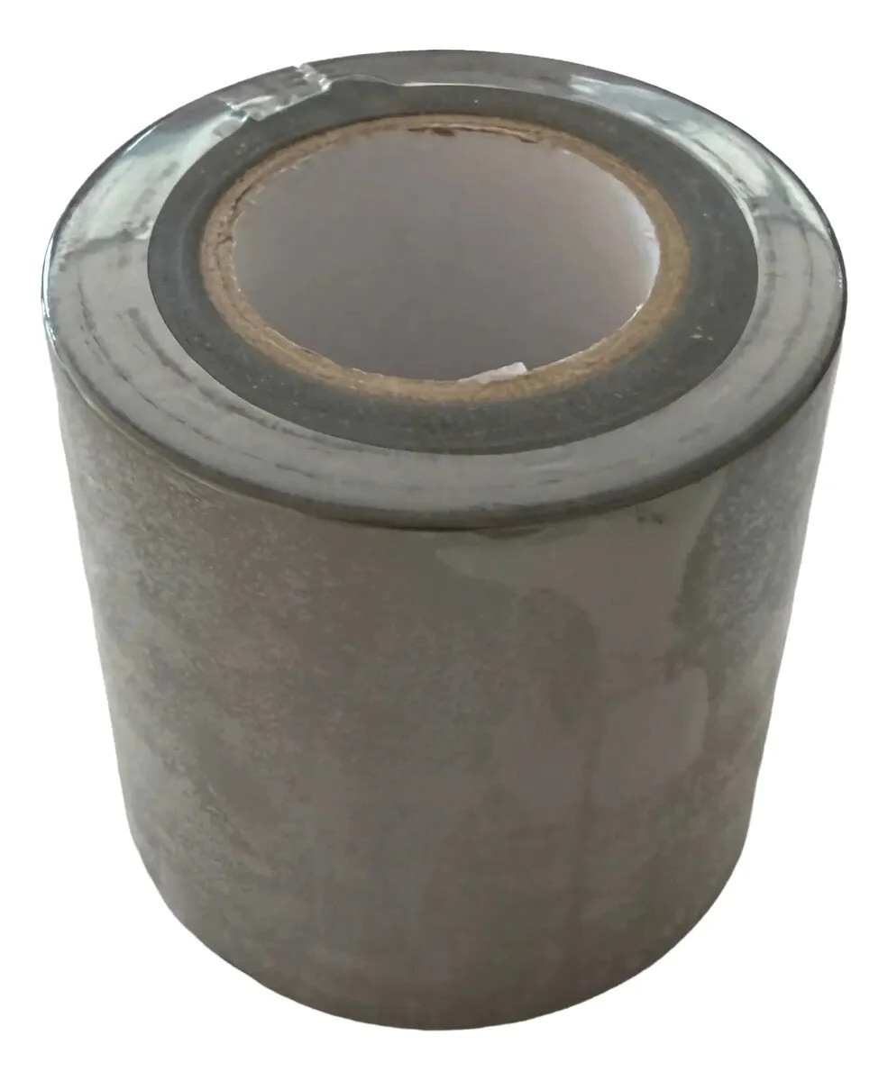 CINTA PVC GRIS CON ADHESIVO 0,13MM X 70MM X 20M