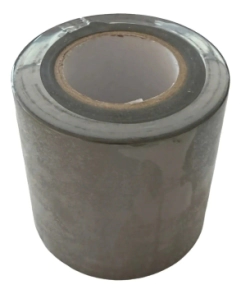 CINTA PVC GRIS CON ADHESIVO 0,13MM X 70MM X 20M