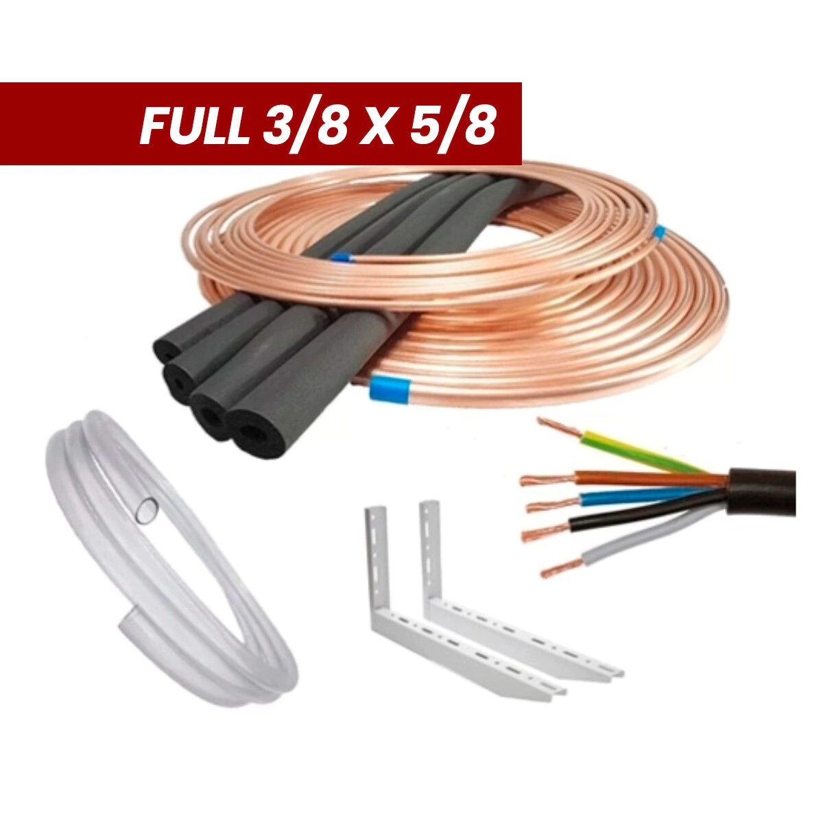 PROMO 7: KIT INSTALACION 3/8 + 5/8 FULL