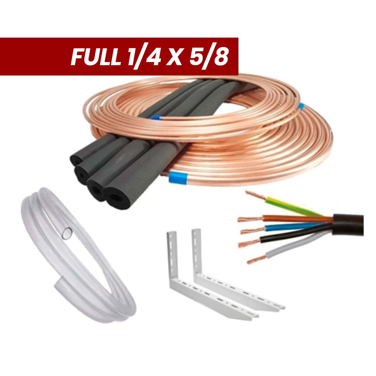 PROMO 5: KIT INSTALACION 1/4 + 5/8 FULL