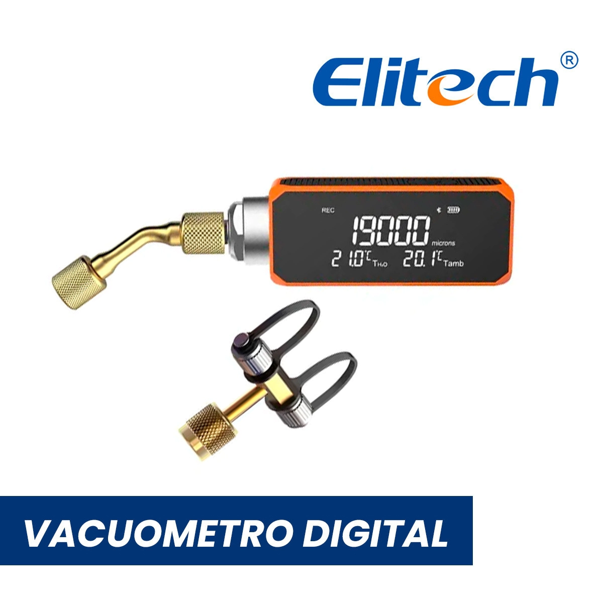 VACUOMETRO DIGITAL PARA BOMBA DE VACIO - ELITECH
