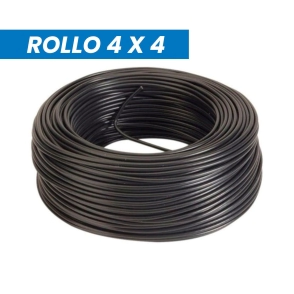 CABLE TPR ROLLO 4 X 4 MM X 100 MTS