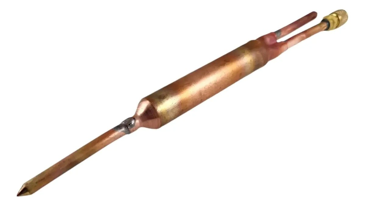 FILTRO COBRE MOLECULAR 15 GR - CON CHICOTE Y VALVULA DE ACCESO