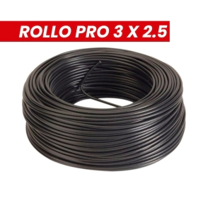 CABLE TPR PRO ROLLO 3 X 2.5 MM X 100 MTS