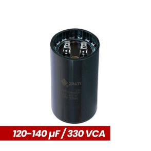 CAPACITOR DE ARRANQUE 330 VCA 120-140 MFD
