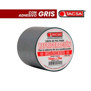 CINTA PVC GRIS TACSA 70 X 20 CON ADHESIVO