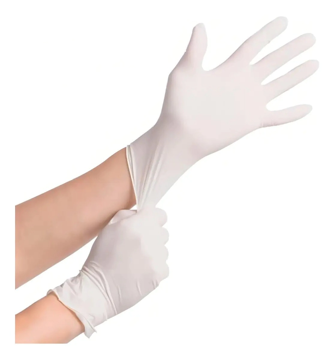 GUANTE DE LATEX MEDICO GRANDE X UNIDAD