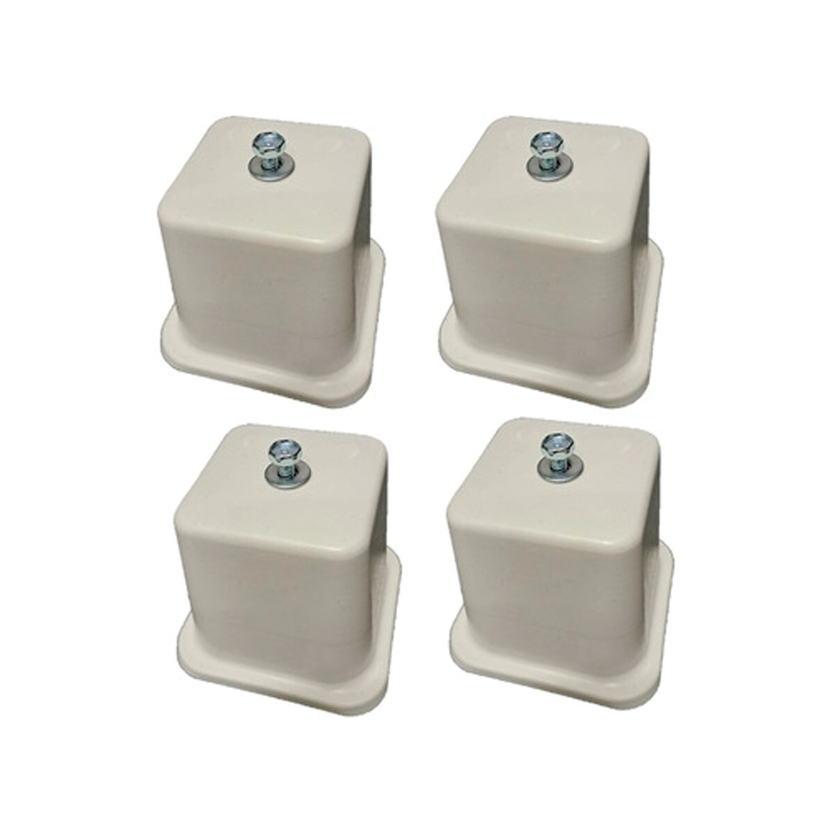 KIT TACO SOPORTE PARA CONDENSADORES  X 4 CON GOMA