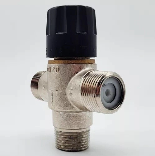 LLAVE TERMOSTATICA 3/4 ALTERNATIVA - VALVULA MEZCLADORA - TERMOTANQUE SOLAR