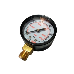 MANOMETRO P/VALVULA NITROGENO ALTA PRESION LIGA 0-4000PSI