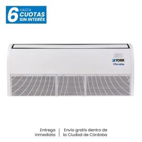 AA PISO TECHO YORK 6 TR 18000FR FRIO CALOR 380V - YFGN55BZMRZUH1