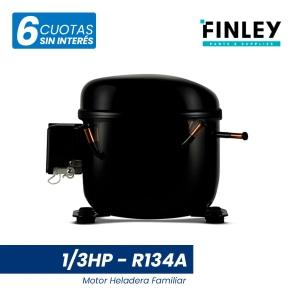 MOTOCOMP. FAM. FINLEY - 1/3 HP - R134A - LBP - 220V - MOTOR HELADERA FAMILIAR