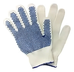 PAR DE GUANTES TELA MOTEADOS DE ALBA&Ntilde;IL