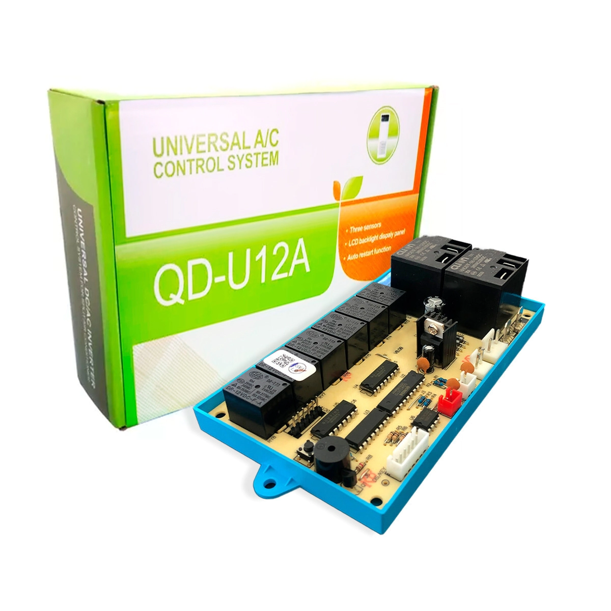 PLAQ. UNIVERSAL C/CONTROL Y DISPLAY QD-U12A - CON AUTORESTART - RELES